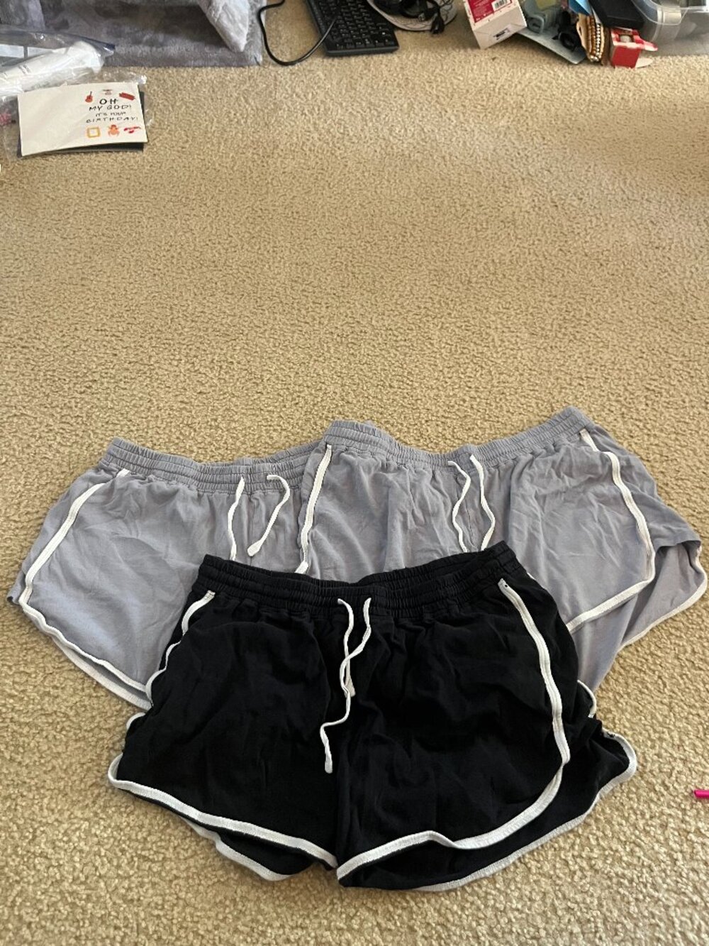 Athletic Style Sleep Shorts, Size Small/Medium